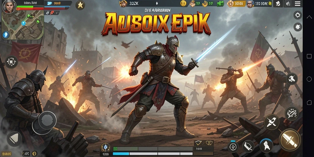 Screenshot gameplay 33ZK yang menunjukkan aksi pertempuran Battle Royale.