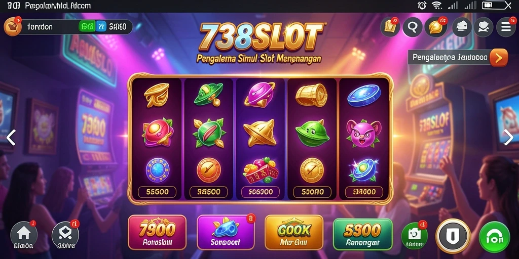 Gameplay menarik di 738SLOT dengan mesin slot yang seru.