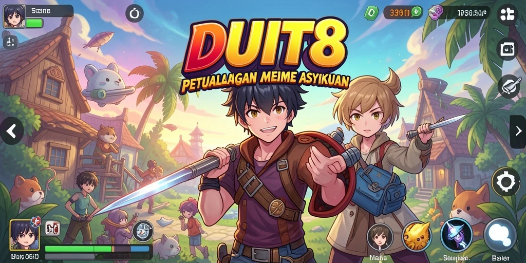 Tangkapan layar <strong>DUIT8</strong> menampilkan petualangan seru dalam dunia Anime.