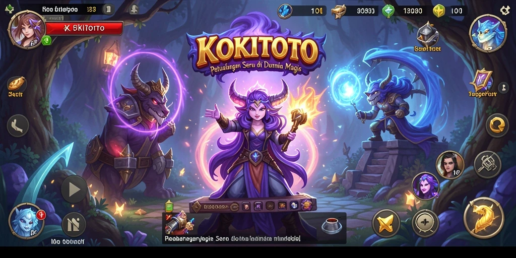 Tampilan gameplay <strong>KOKITOTO</strong> yang menakjubkan dalam petualangan seru.