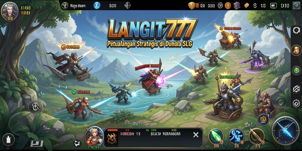 Tampilan aksi seru dari gameplay LANGIT777 yang menantang strategi.