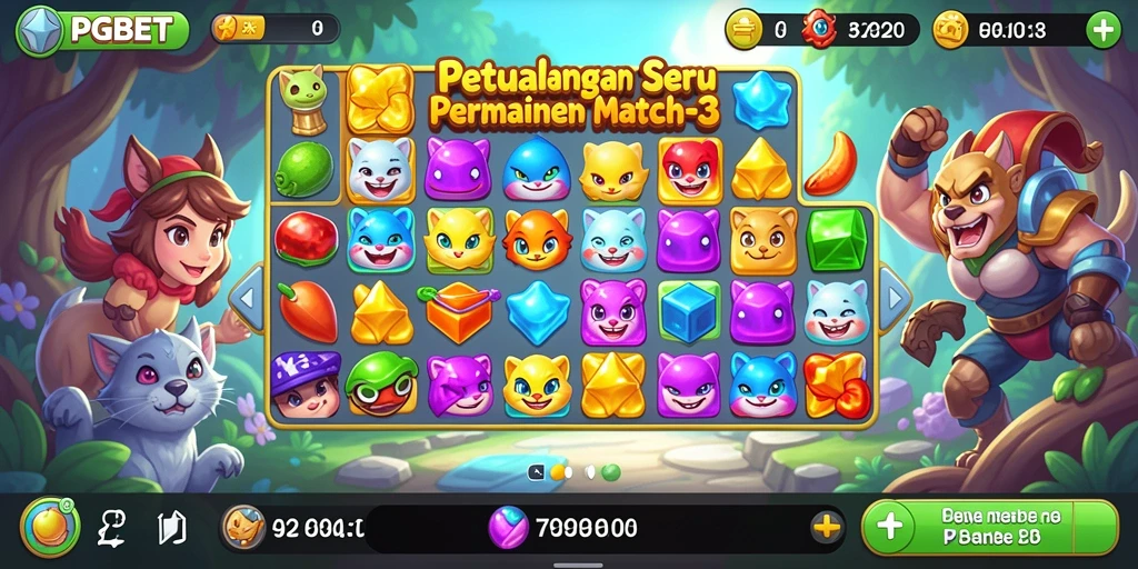 Tampilan gameplay PGBET yang penuh warna dan menarik.