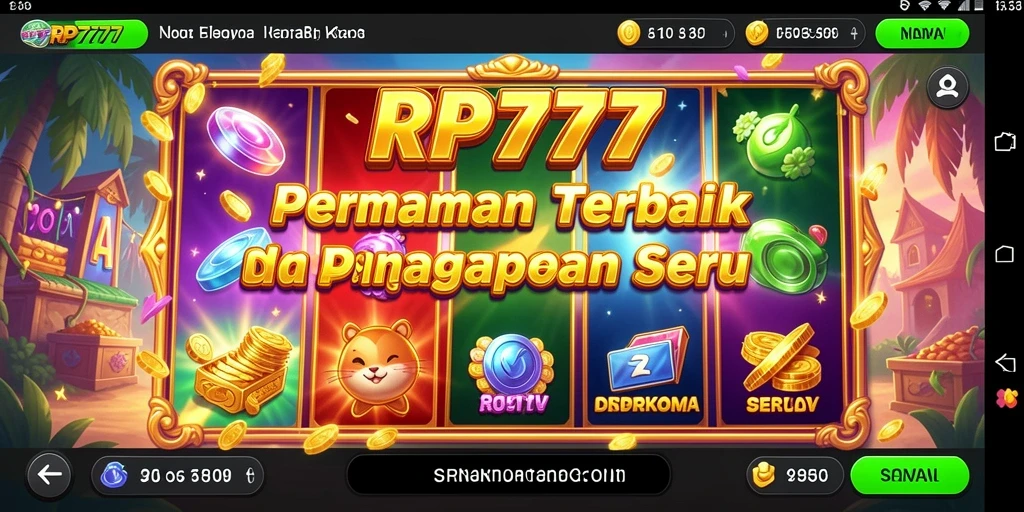 Tampilan menarik dari gameplay Slot RP777 yang seru.