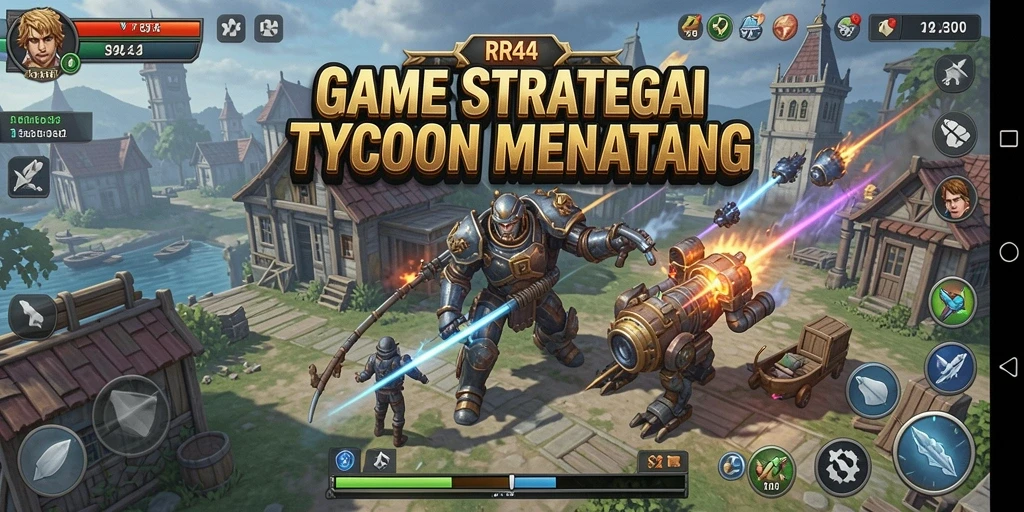 Tampilan gameplay RR44 yang seru dan penuh tantangan di dunia Tycoon.