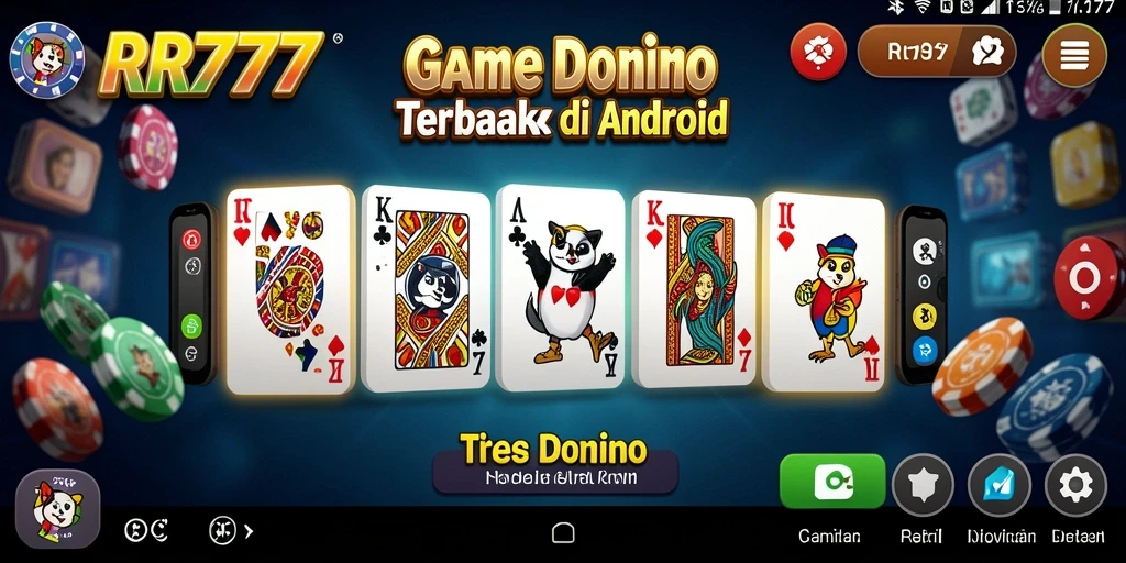 Tampilan gameplay RR777 yang menarik dan menegangkan saat bermain Domino.