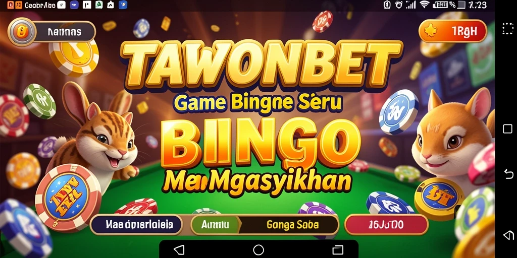 Screenshot menampilkan gameplay seru TAWONBET dengan banyak pemain Bingo.