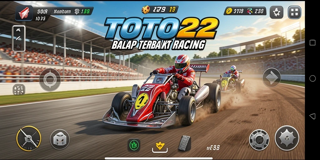 Gameplay seru dalam balapan mobil tercepat.